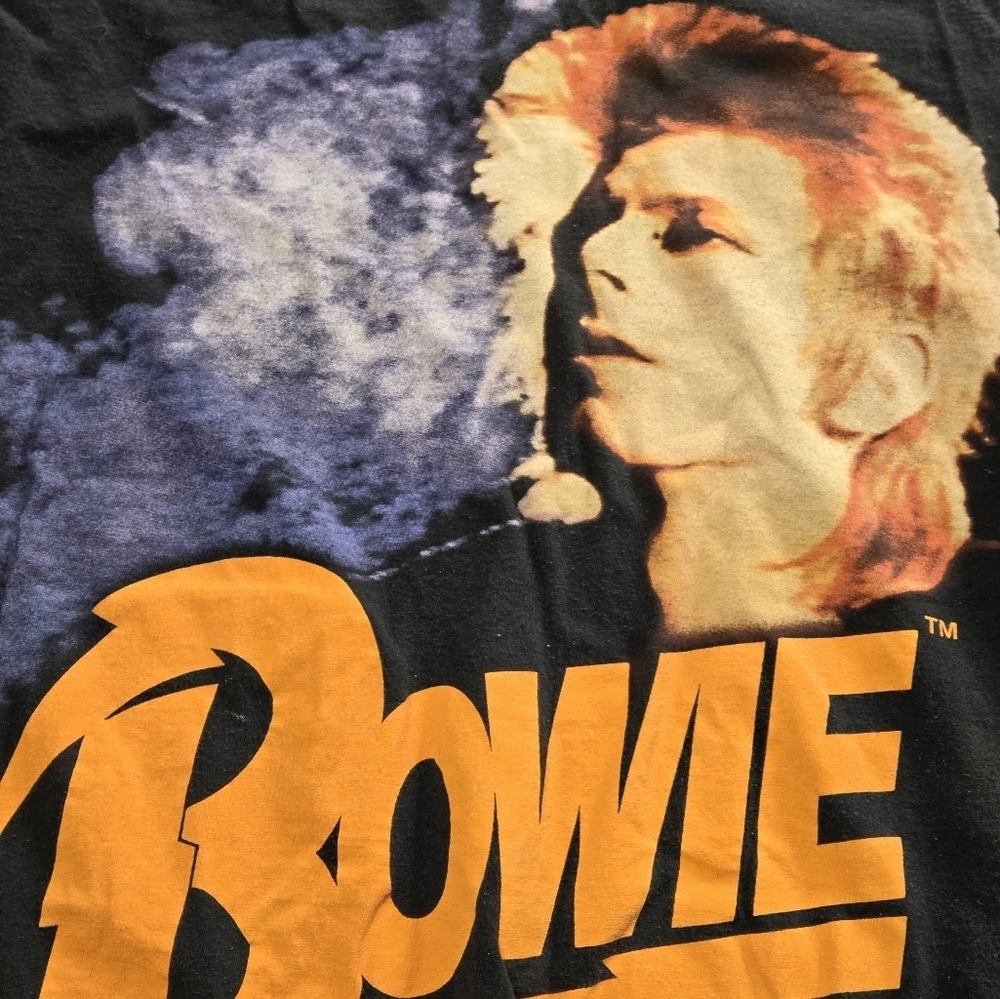 Bay Island David Bowie Graphic  Tee Shirt w - Picture 3 of 4